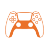 ícone de joystick - design de jogos