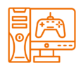 ícone de laboratório - design de jogos